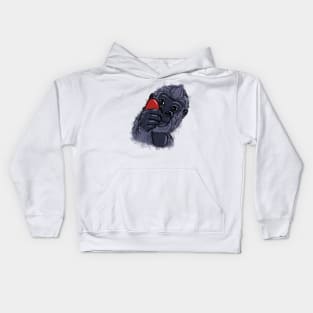 Easter gorilla Kids Hoodie